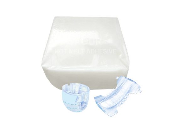 Rectangle Polyolefin Hot Melt Adhesive For Baby Diapers