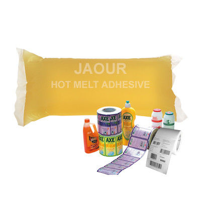 লেবেল ব্যবহারের জন্য উচ্চ ট্যাক পেপার আঠালো 180 ° C গরম দ্রবীভূত আঠালো ব্যবহার করুন